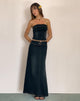 Immagine di Lafille Maxi gonna in denim con lavaggio nero