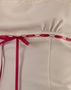  Crema con rilegatura rossa