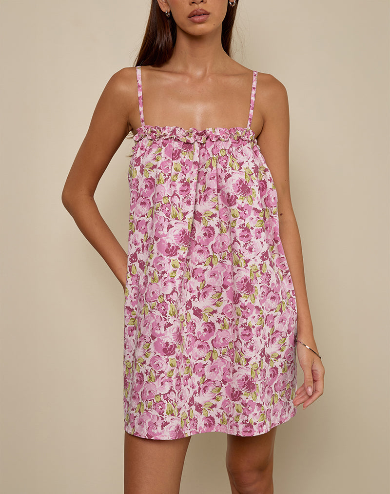 Immagine di Kamalani Mini Dress in Blossom Floral Pink