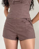 Immagine di Blazy Tie Short in Linen Taupe