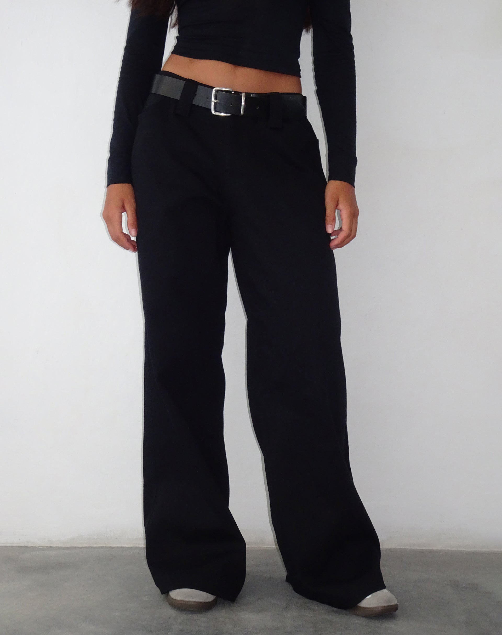 Immagine di Kaomy Pantalone a gamba larga in nero