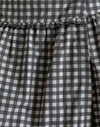 Gingham tonale nero e grigio