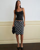 Immagine di Kavivi Midi Skirt in Polka Sequin Monochrome