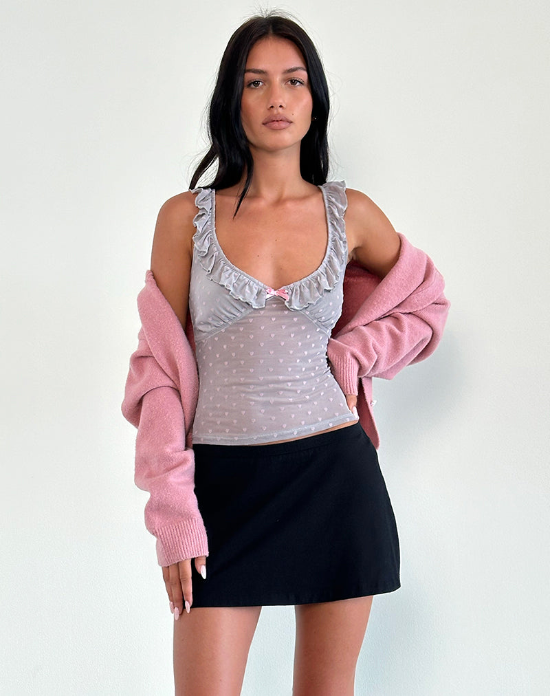 Immagine di Kavya Top in Heart Flock Grigio