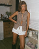 Immagine di Kayvata Top in Mini Gingham Marrone