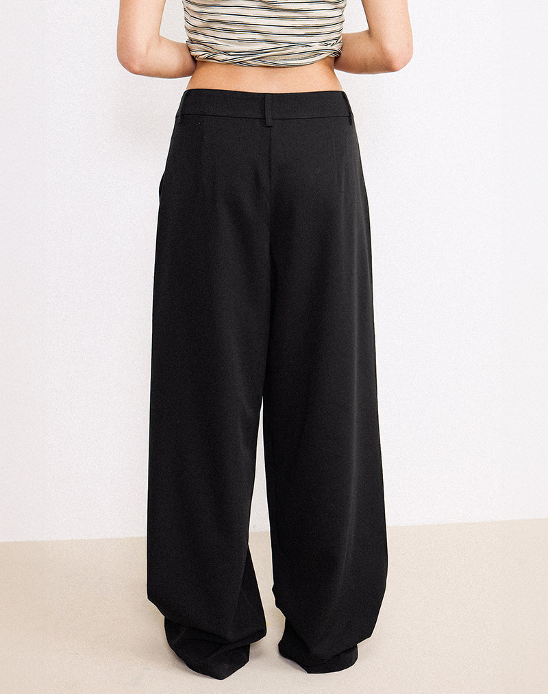 Immagine di Sakira Pantaloni oversize a gamba larga in nero