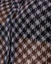 Dente di cane diagonale nero e marrone
