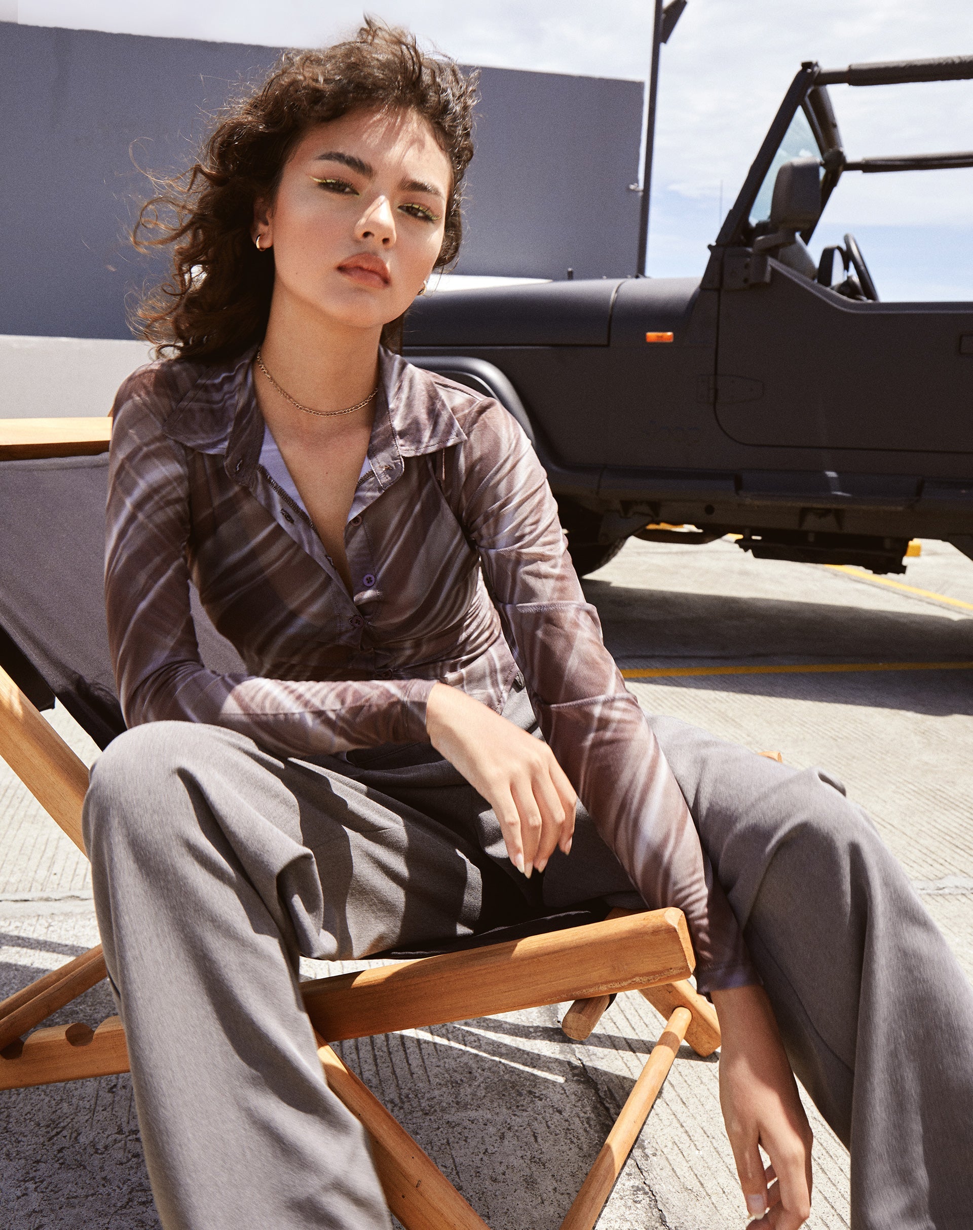 Immagine di Kelly Shirt in Ripple Chocolate