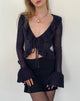 Immagine di Kendra Ruffle Cardi in Navy