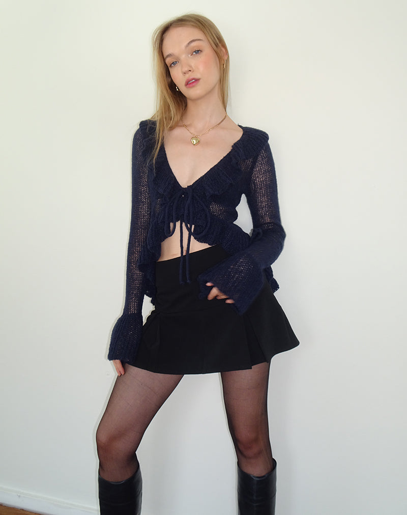 Immagine di Kendra Ruffle Cardi in Navy