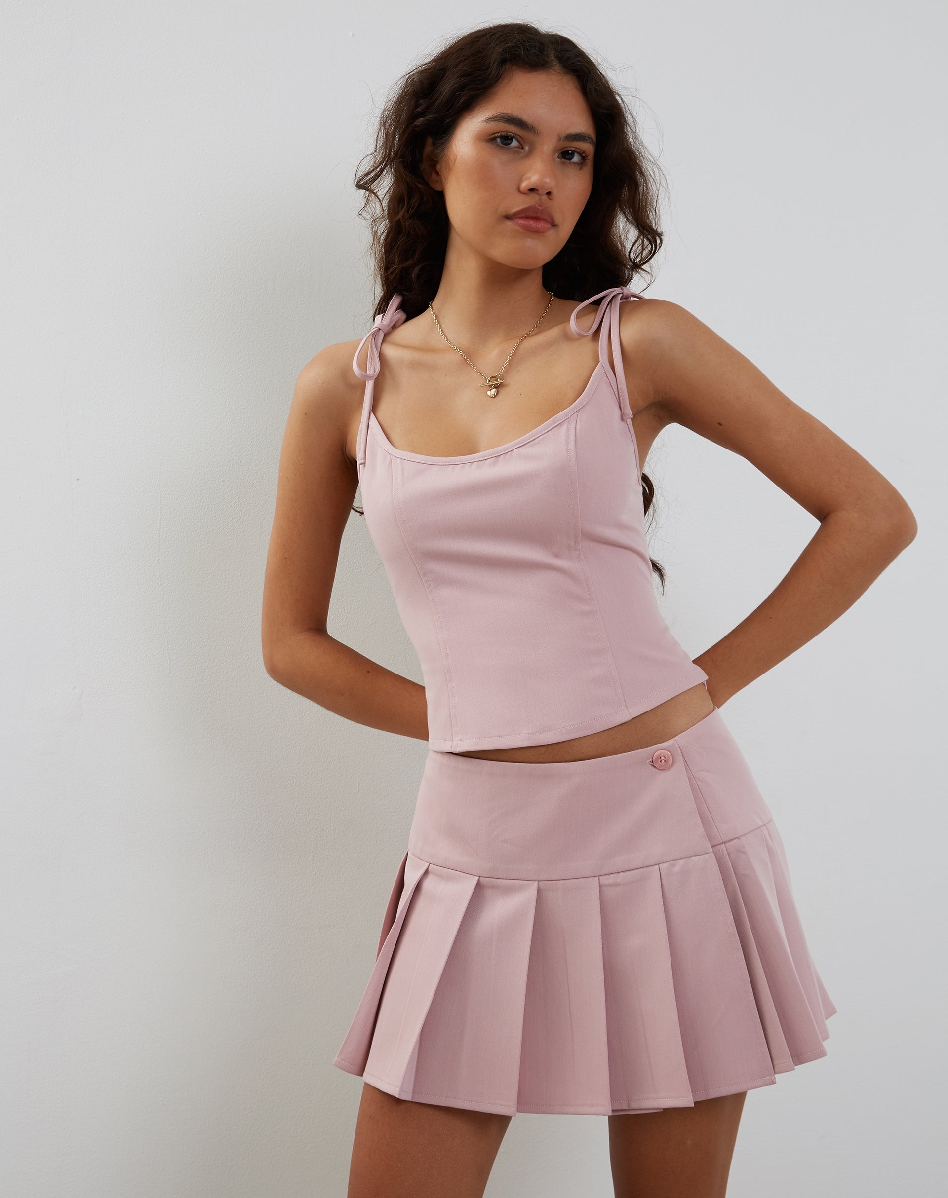 Immagine di Kiona Corsetto Top in Rosa Sartoria