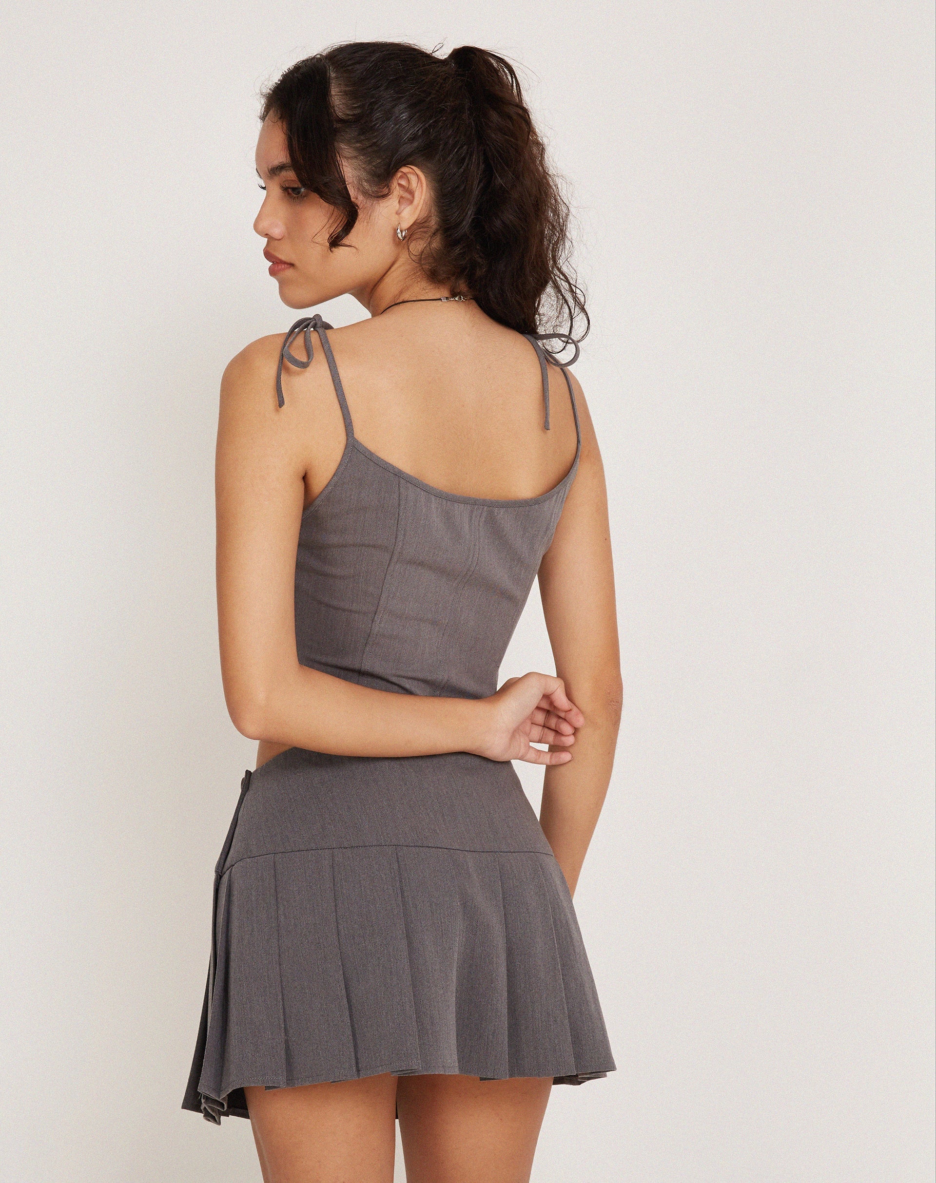 Immagine di Kiona Corset Top in Charcoal
