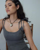 Immagine di Kiona Corset Top in Charcoal