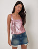 Immagine di Kosile Cami Top in Rosa Paillettes