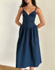 immagine di Krista Maxi Dress in Popeline Navy