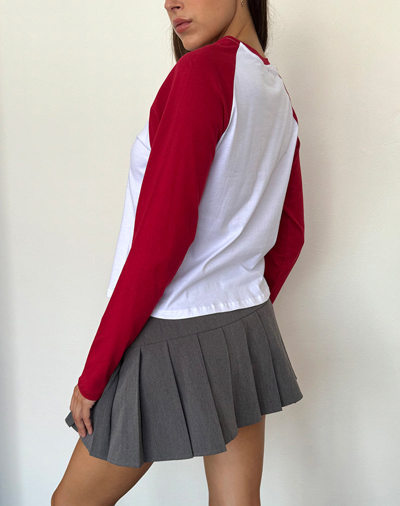 Immagine di Kyiato Top in Adrenaline Red Car Print