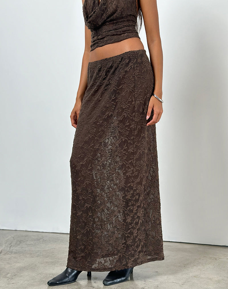 Immagine di Tulus Gonna in maglia jacquard Marrone scuro