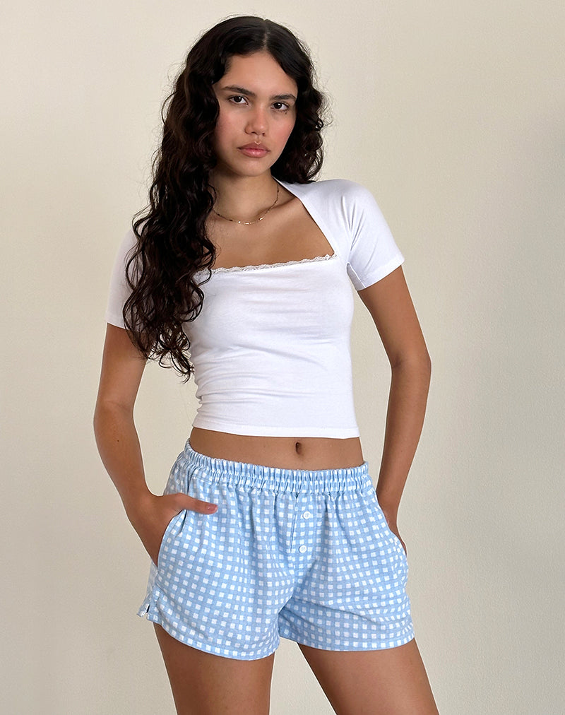 Immagine di Laboxe Short in Blue Gingham