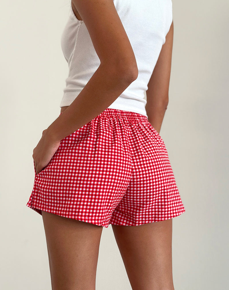 Immagine di Laboxe Shorts in Red Gingham