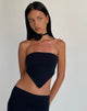 Immagine di Ladshe Top a fascia in lycra nero