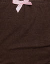  Maglia cioccolato con fiocco rosa