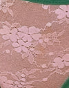 Maglia rosa con bordatura verde