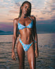 Immagine di Laufey Top bikini in blu botanico boemo