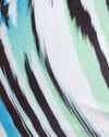 Blu zebra deformato