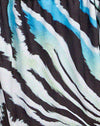Blu zebra deformato