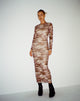 immagine di Laura Midi Dress in camo