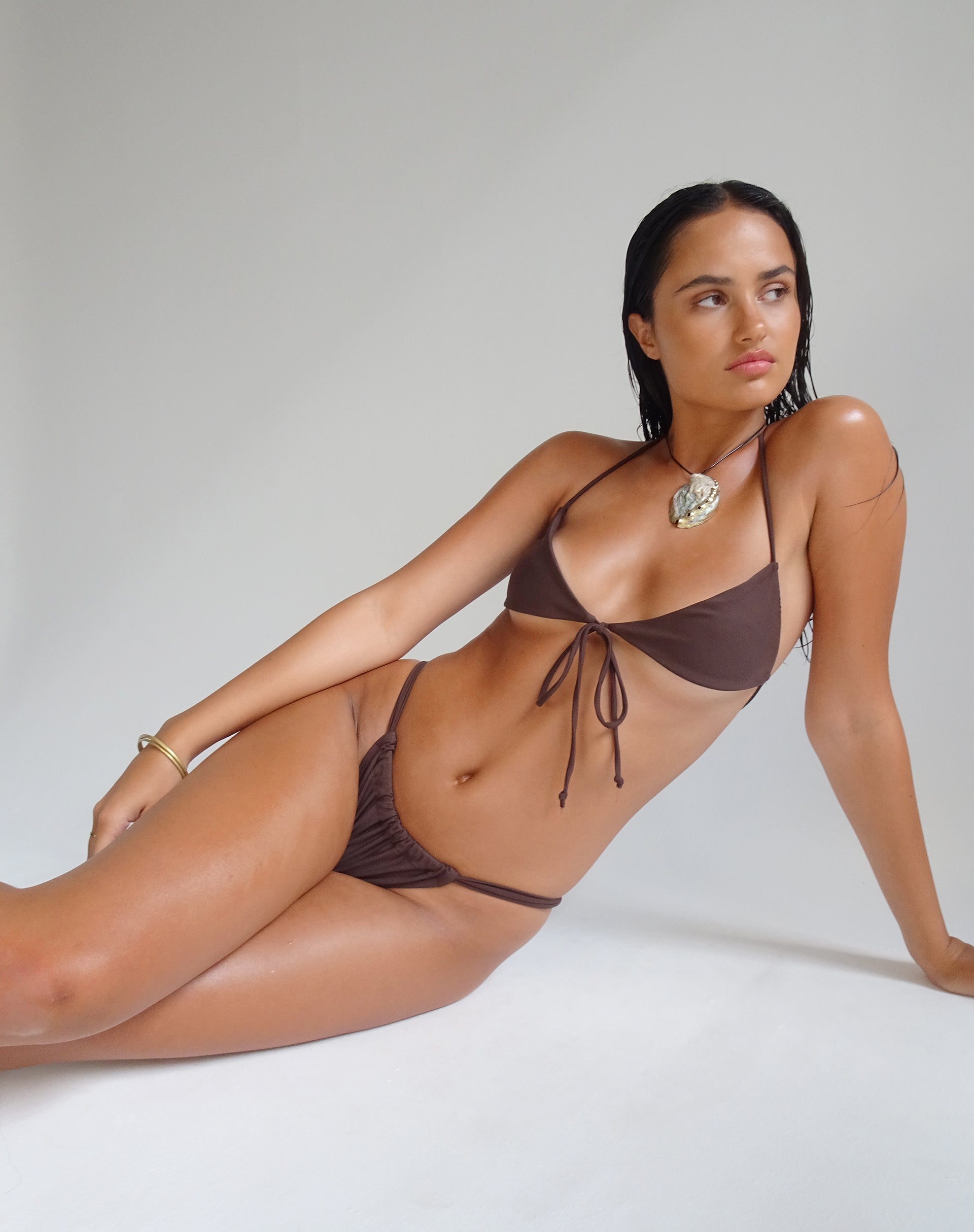 Immagine di Voltera Bikini Bottom in Coconut Brown