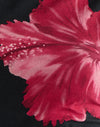  Fiore di ibisco nero rosa