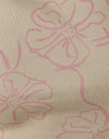 Khaki Ibisco Scarabocchio Rosa