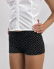Immagine di Eunia Short in Micro Polka Nero