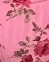 Fioritura floreale rosa con bordo a picot