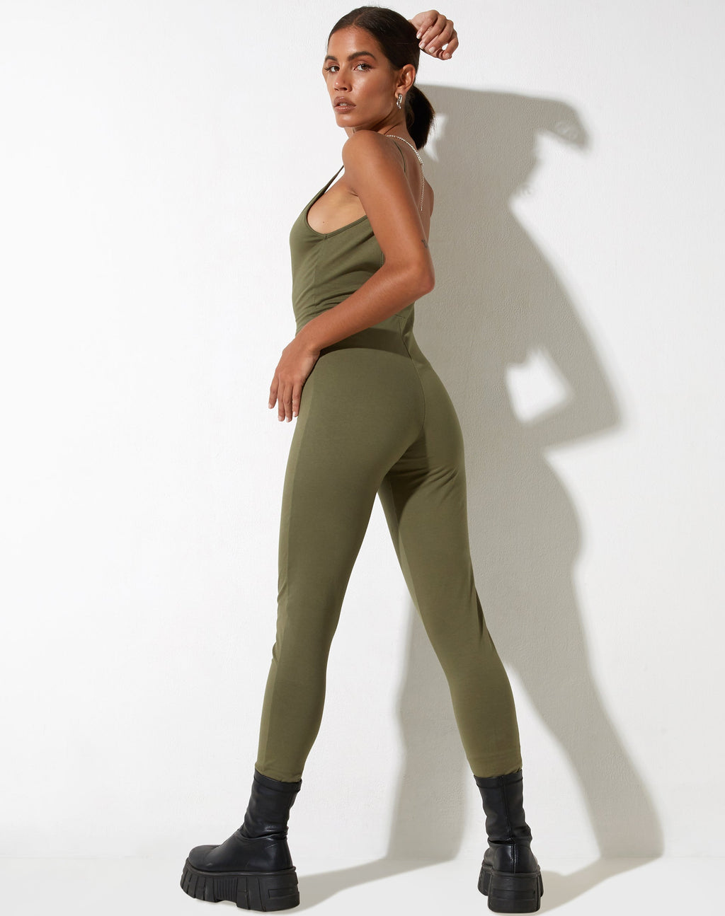 Unitard Leola in foglia d'uva