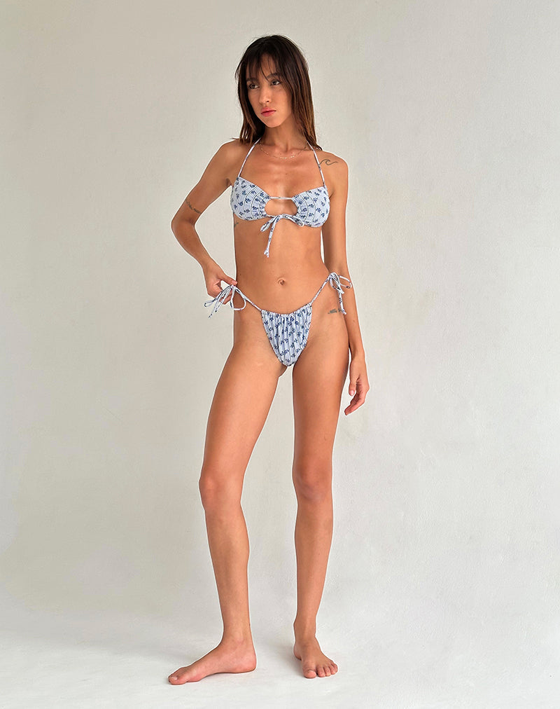 Immagine di Leyna Bikini Bottom in Floral Stripe