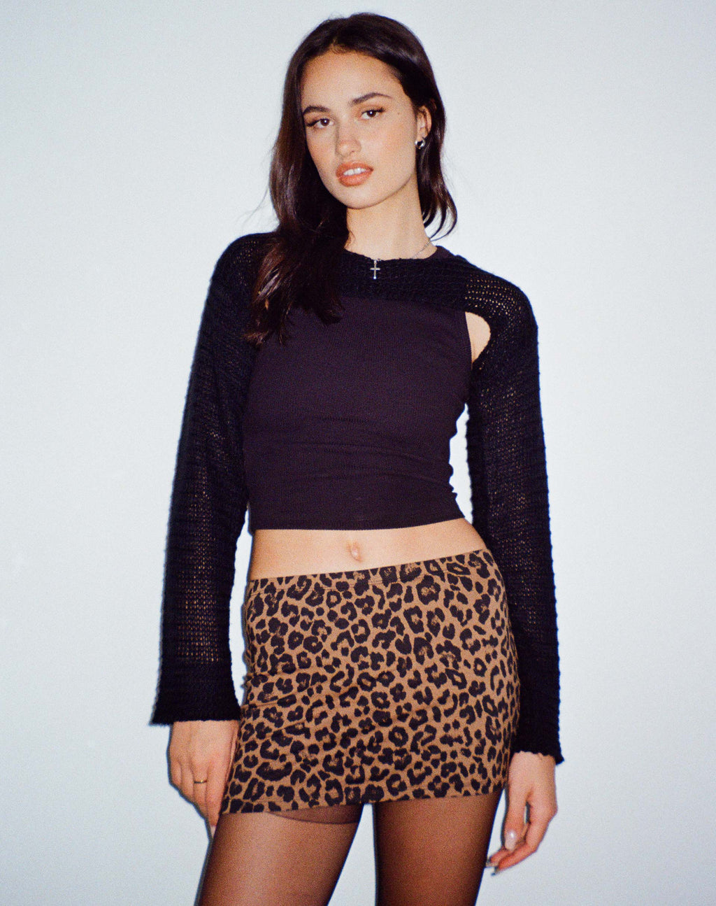 Minigonna Lidya in Leopard Daze Brown