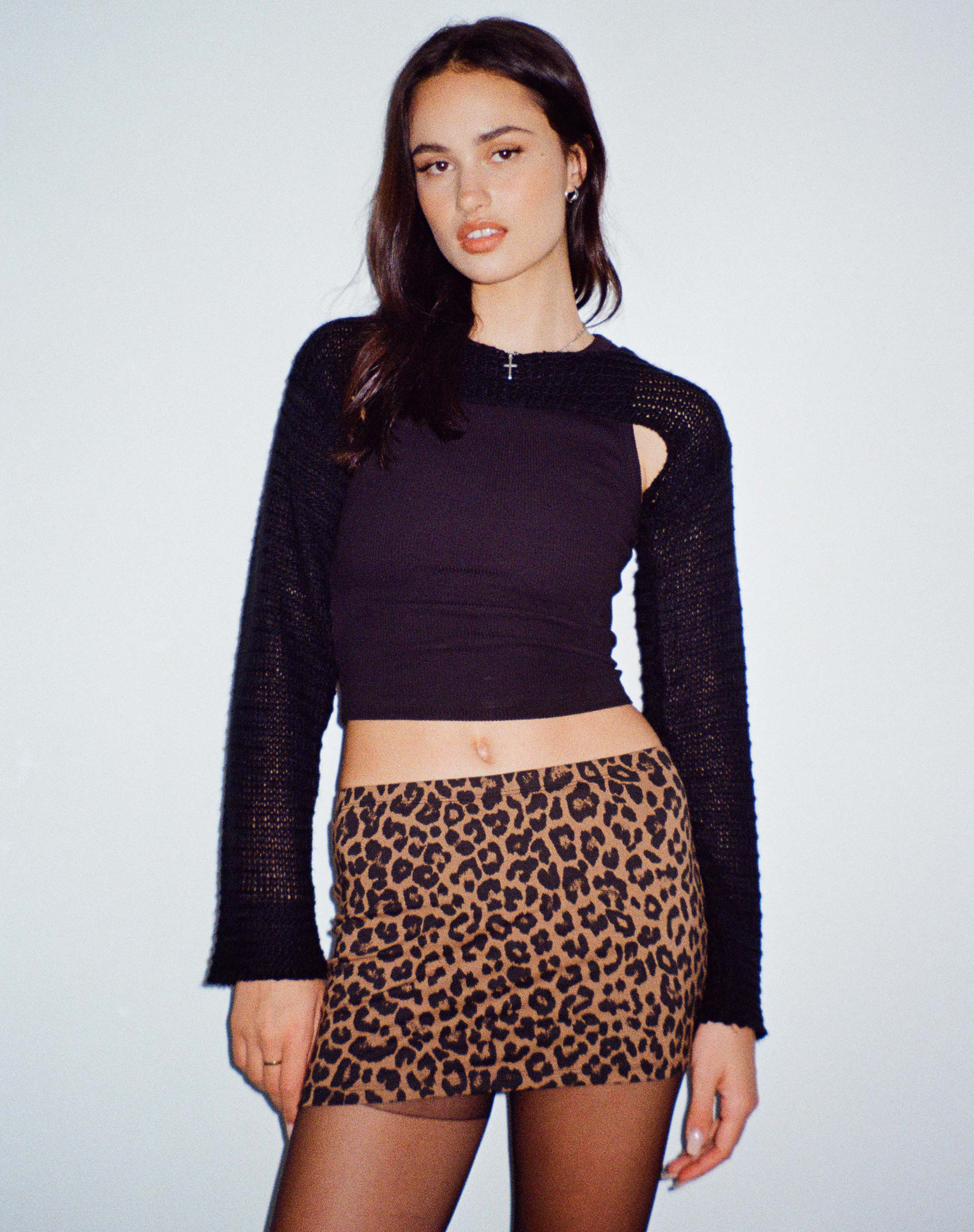 Immagine di Lidya Mini Gonna in Leopard Daze Brown