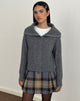 Immagine di Lilena Zip Jumper in maglia Dark Shadow