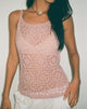 Immagine di Limu Crochet Cami Top in Dusty Pink