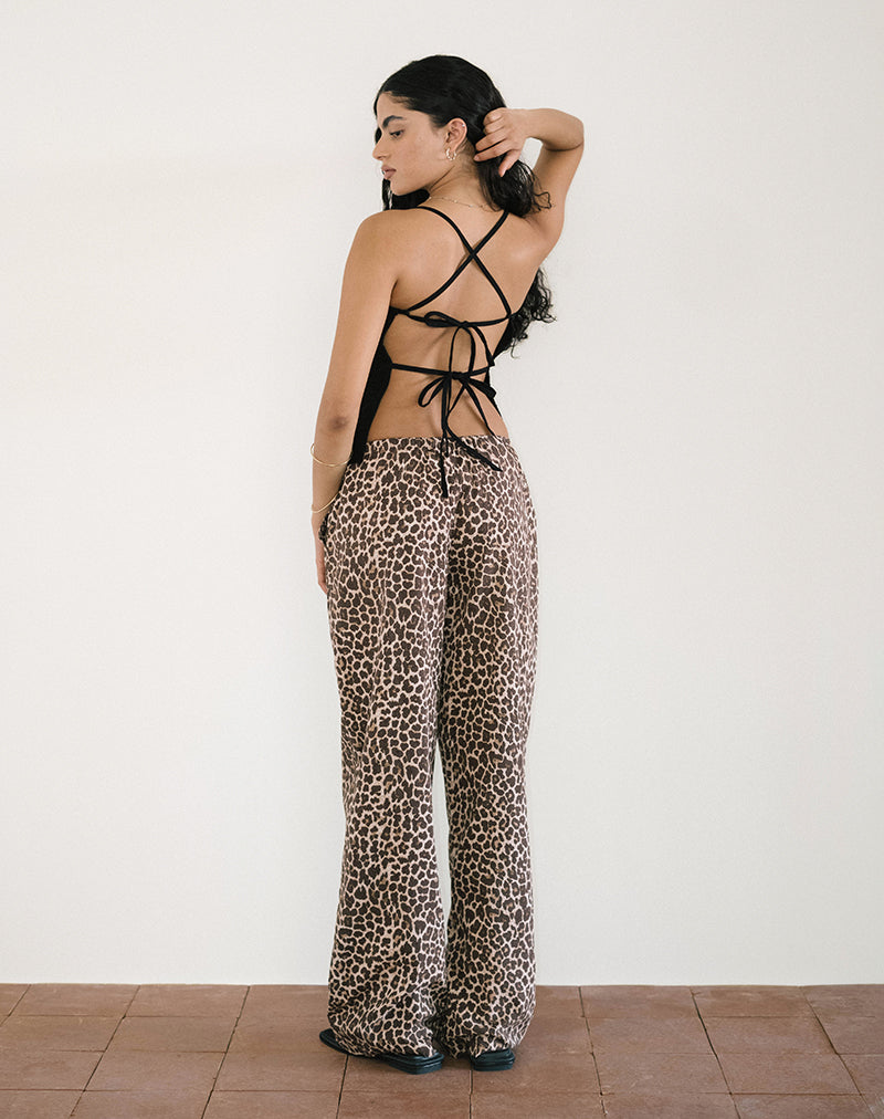 Immagine dei pantaloni Lirura in Rar Leopard Sandstorm