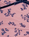 Rosa Navy Botanist Flocking Livi