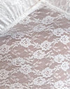 Pizzo trifoglio blu