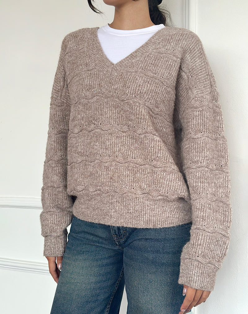 Immagine di Loka Maglione oversize in mandorla