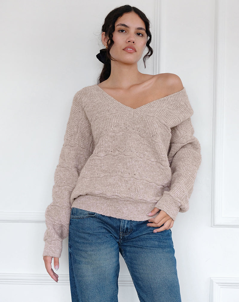 Immagine di Loka Maglione oversize in mandorla