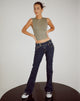 Immagine di Monlo Crop Top in Lycra London Fog