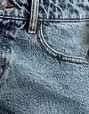 Lavaggio blu vintage