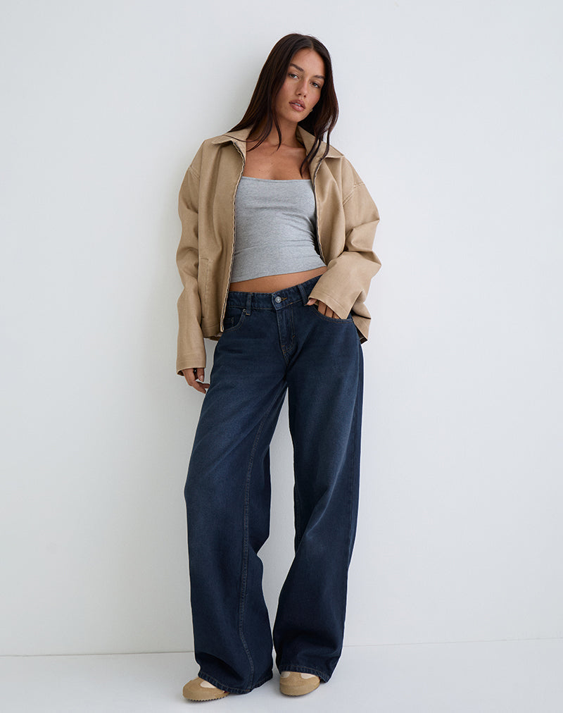 Immagine dei jeans a vita bassa Roomy in Smokey Blue