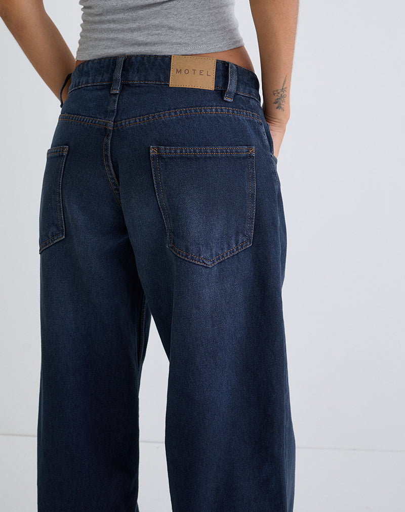 Immagine dei jeans a vita bassa Roomy in Smokey Blue